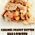 Caramel Peanut Butter Halloween Monster Munch